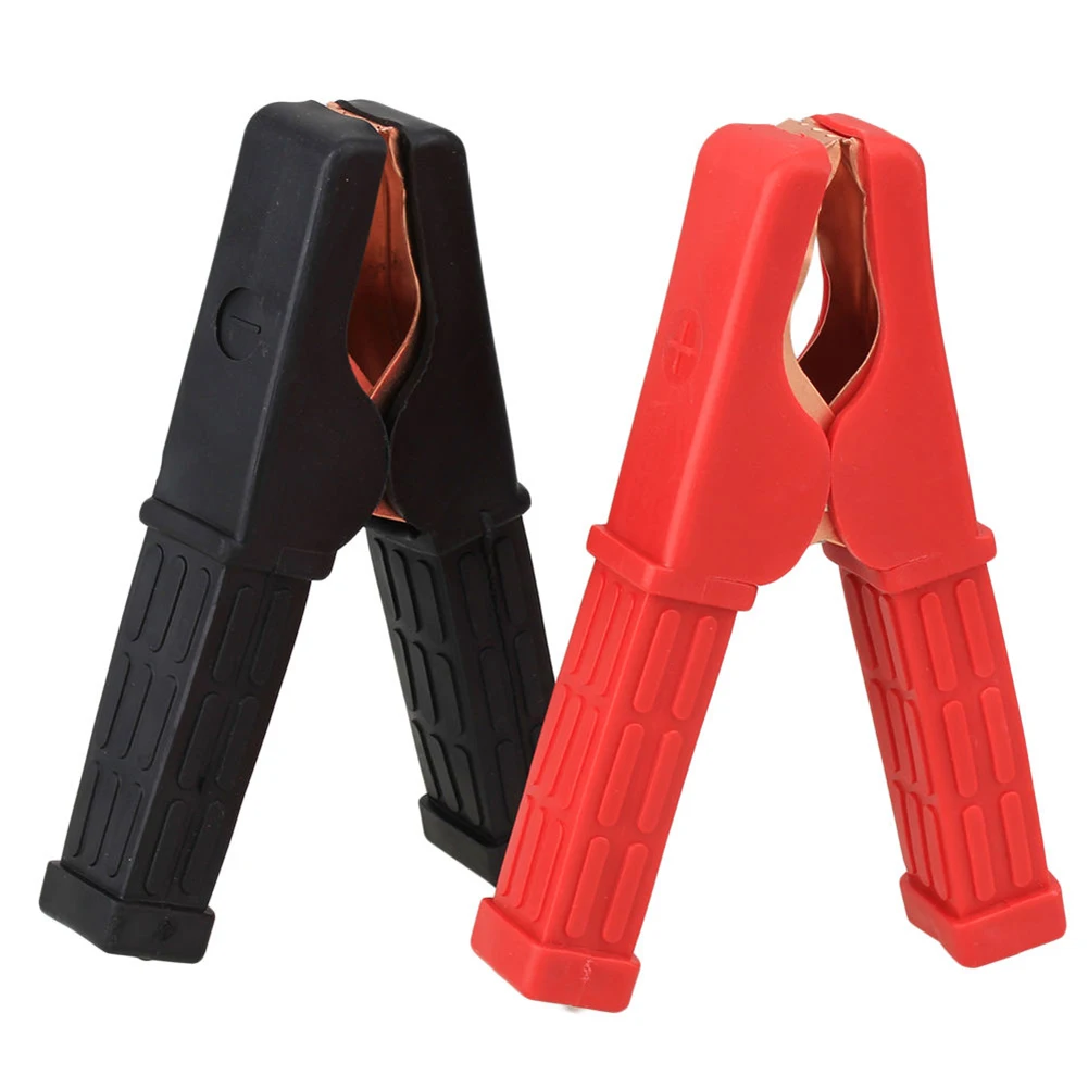 

FUNN-2pcs AC/DC 200A Closed alligator clip Battery Alligator Test Clip Clamp Test Alligator Test Clip