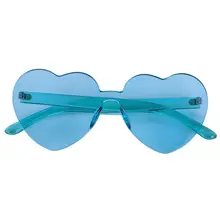 Женские винтажные солнцезащитные очки в форме сердца, прозрачные вечерние очки S8018