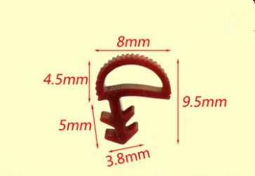 5 м/лот уплотнительная прокладка, уплотнительная прокладка для окон, дверей, пыли, насекомых, уплотнительная прокладка, звукоизоляция, уплотнительная прокладка, без рамы - Цвет: 1
