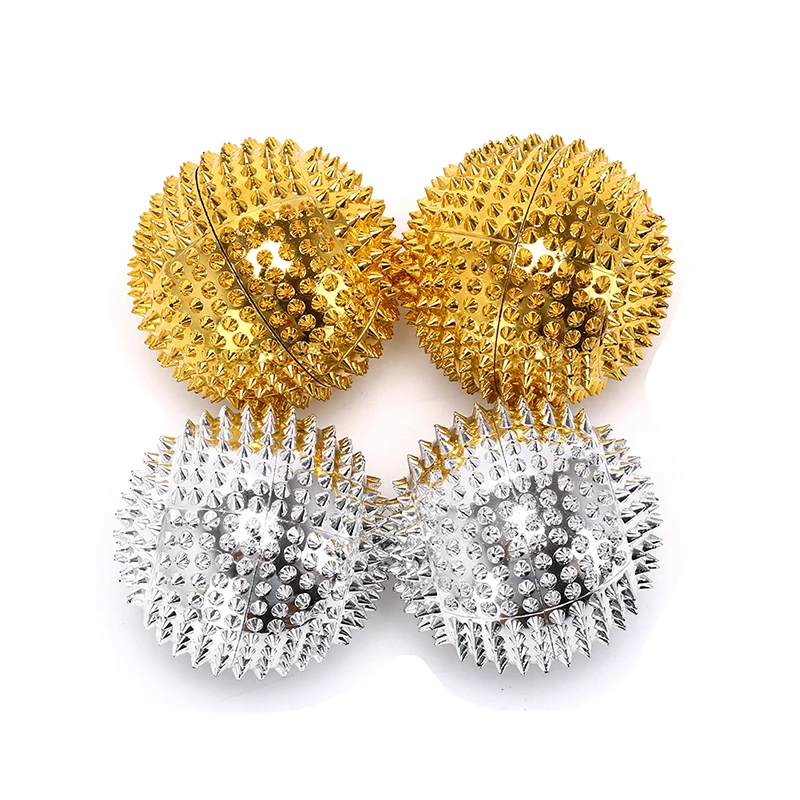 2Pcs Matal Magnetic Massage Ball Acupuncture Ball Pain Relief Massager Finger Massage Ring Acupressure Health Care 5.7*5.7cm 2Pcs Matal Magnetic Massage Ball Acupuncture Ball Pain Relief Massager Finger Massage Ring Acupressure Health Care 5.7*5.7cm
