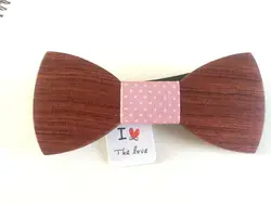 Деревянный галстук-бабочка Набор 100% ручной работы Рождественский подарок школьные принадлежности малыш
