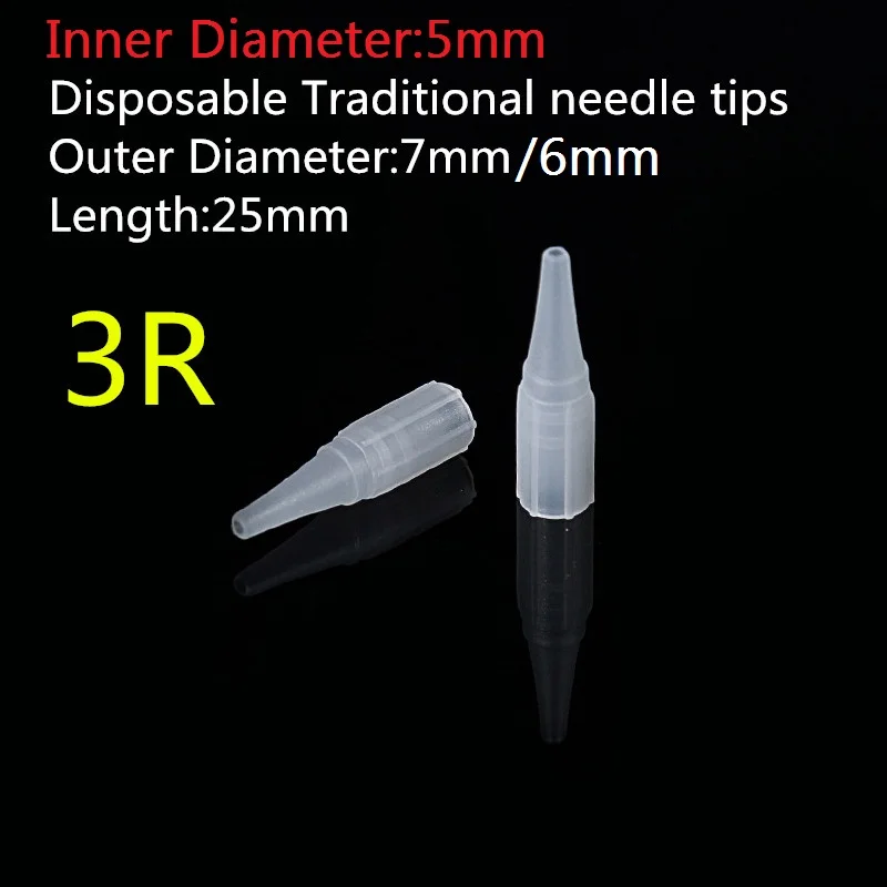 100pcs 3R Needle caps tips Disposable Tattoo Permanent makeup needle