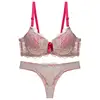 Julexy New 2022 Sexy Lace Women bra set thong hollow out Underwear Panty Set  intimante Bra brief lingerie set ► Photo 2/5