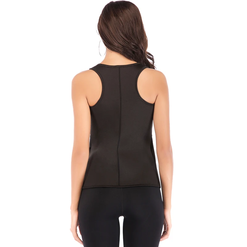 Women's Neoprene Sauna Vest Body Shaper Slimming Belt Waist Trainer Workout Shapewear Adjustable Sweat Belt
