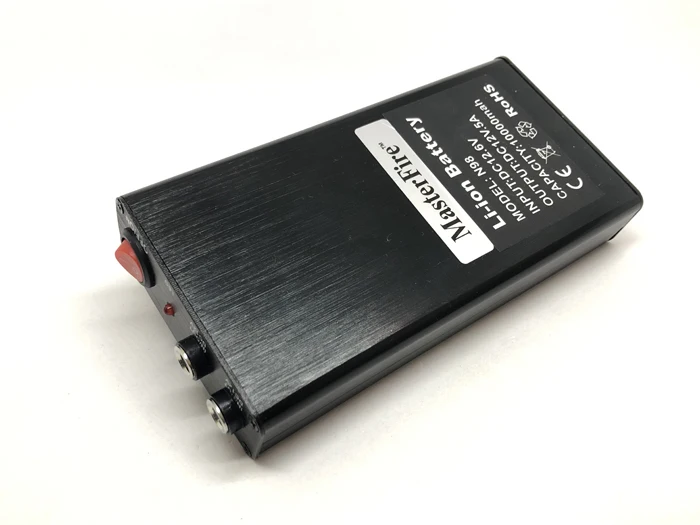

MasterFire aluminium case 6500Mah dual output 12V 5A 2 outputs jack DC 12V lithium smart power CCTV CAM battery pack CE ROHS