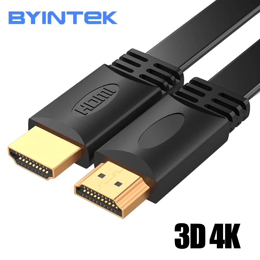 Top Brand Quality Gold Plated interface full copper 19+1 3D 2K 4K 1.5m 5m 5FT 15FT HDMI Cable for Full HD 1080P Projector TV