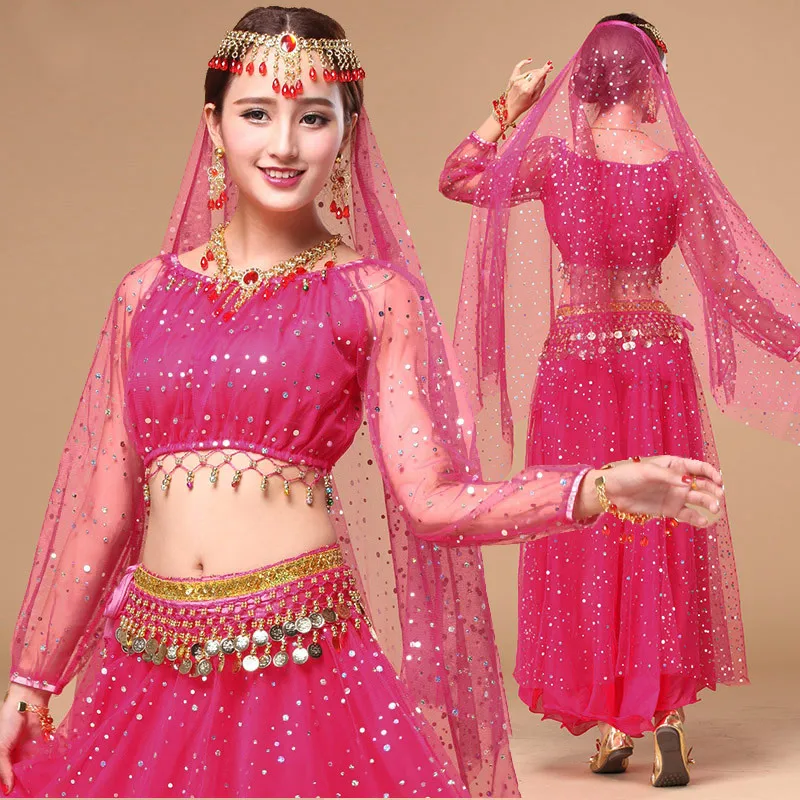 Женские костюмы для танца живота 6 цветов|india belly dance costumes|costumes indiabelly costumes |