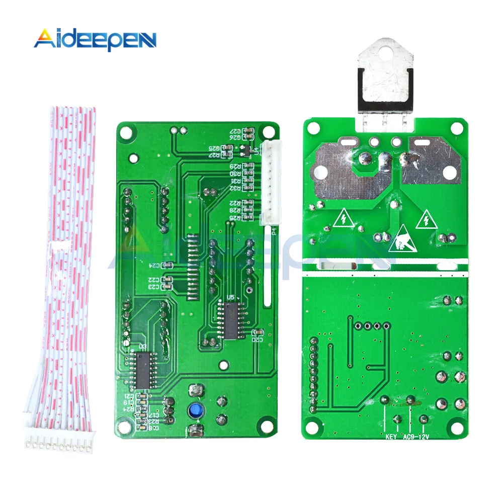 40A 100A модуль управления точечной сваркой светодиодный цифровой одноимпульсный кодировщик точечной сварки время трансформатора контроллер 0-999 сек красный