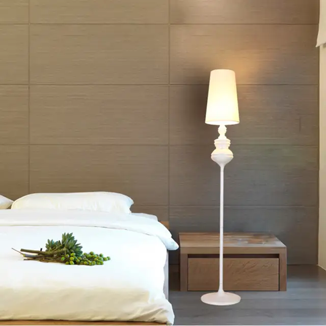 Us 88 66 31 Off Nordic Simple Spanish Guardian Gold Black And White Silver Gourd Floor Lamp For Bedroom Living Room Study Aisle Hotel Room Cafe In