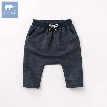 

DB9215 dave bella autumn baby boys fashion cross-pants children full length kids pants infant toddler trousers