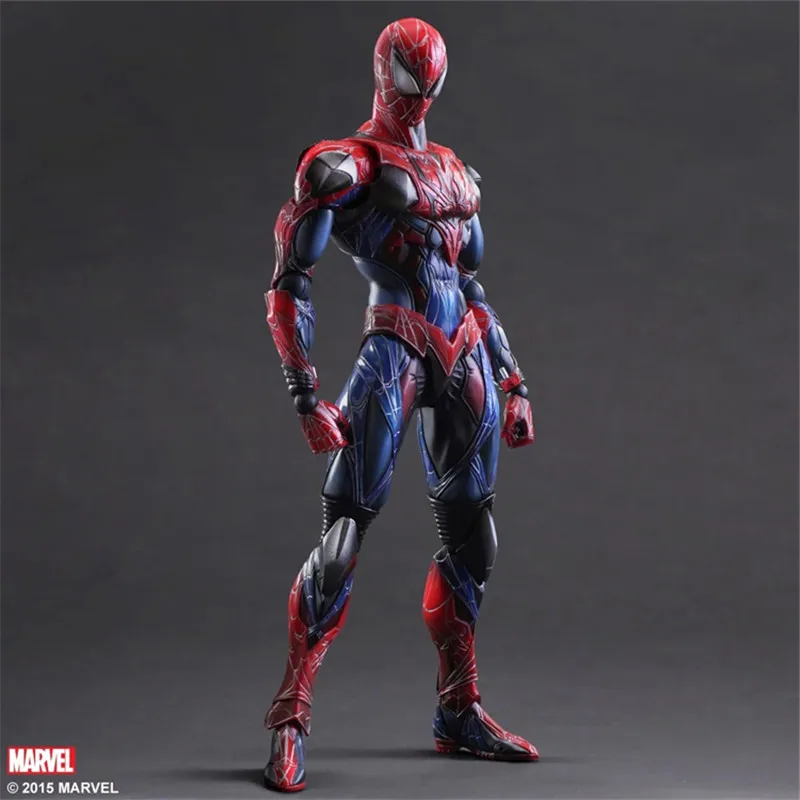 Play Arts Marvel, Мстители, Дэдпул, Человек-паук, Бэтмен, Черная пантера, экшн-фигурка, коллекция PA, модель, аниме, куклы, игрушки 10"