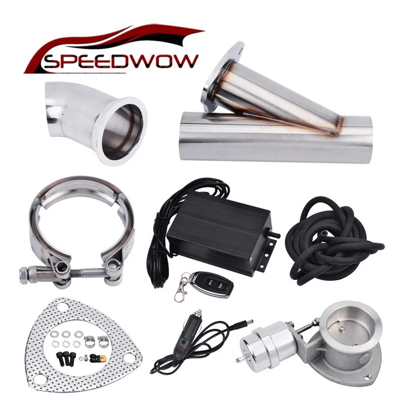 SPEEDWOW 3.0'' New Arrived Electric Stainless Steel Exhaust Cutout