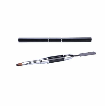 

Dual Head Nail Art Acrylic UV Poly GEL Extension Builder Drawing Pen Brush Poly Gel Removal Spatula Stick Manicure Tool