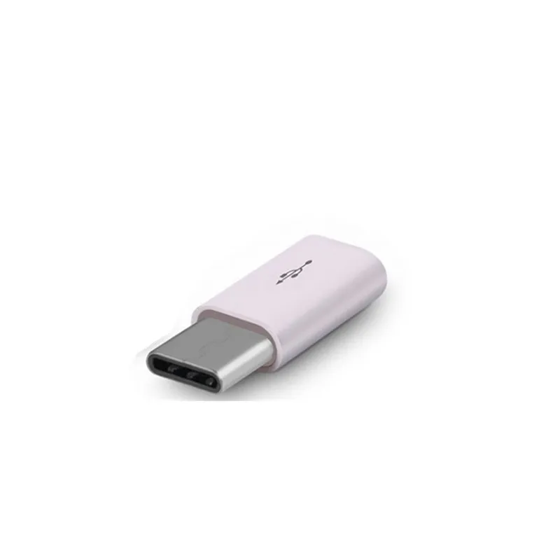 5/1PCS держатель мобильного телефона адаптер кабель с разъемами микро-usbи USB C адаптер разъем Microusb для huawei Xiaomi samsung Galaxy A7 адаптер Тип USB C - Цвет: 1pcs(White)