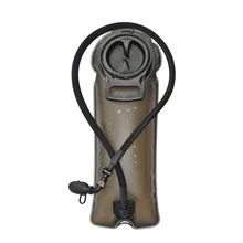 loveslf TPU 2.5L Portable outdoor climbing bike tourism and other multi-purpose sports straws water bag brown color