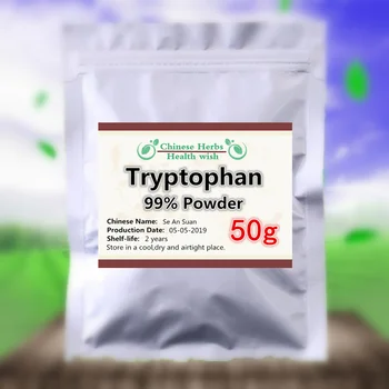 

50-1000g,Improving Sleep,High Purity 99% L-Tryptophan Powder,Se An Suan,Tryptophan,Enhance Muscle Strength & Endurance