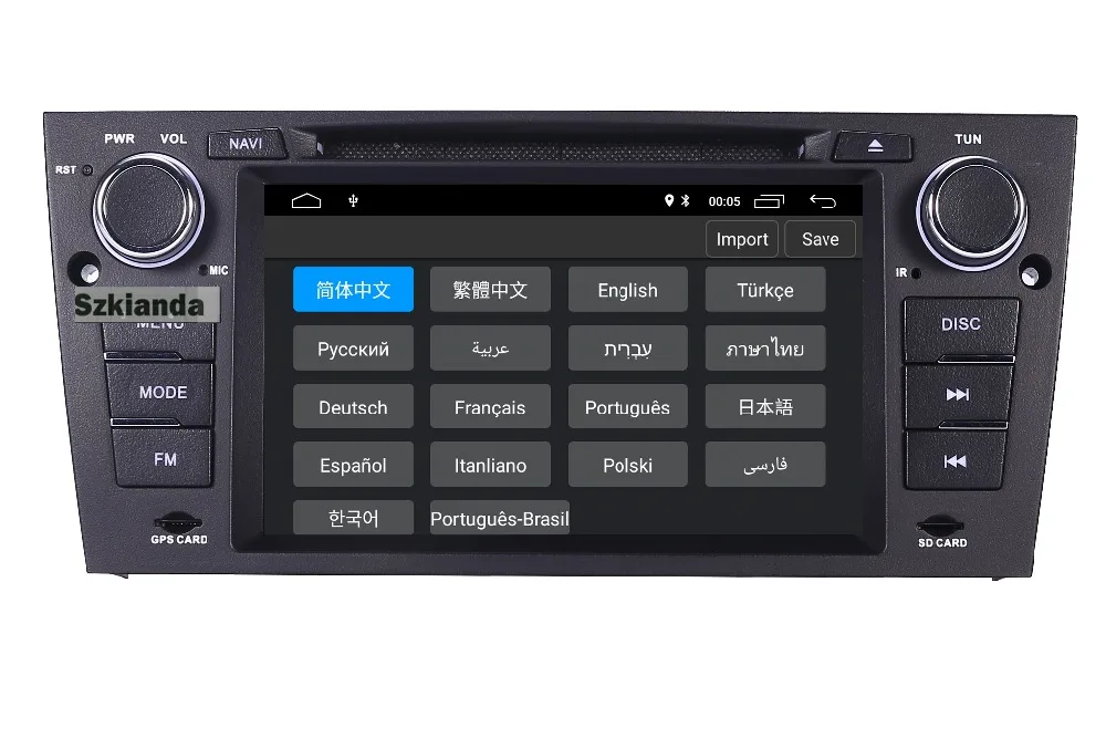 2019 Latest Android 9.0 Car DVD Player for BMW E90 E91 E92 radio stereo Wifi 3G Bluetooth USB SD OB