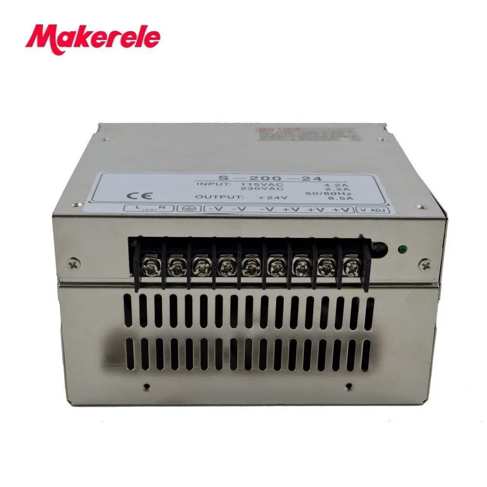 

200w S-200-48 4.2A Uninterruptible Adjustable ac 110v/220v to dc 48v Switching power supply for LED Strip light