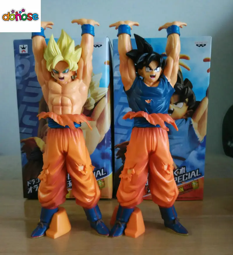 24cm Anime Dragon Ball Z Son Goku Genki Dama Spirit Bomb Action Figure