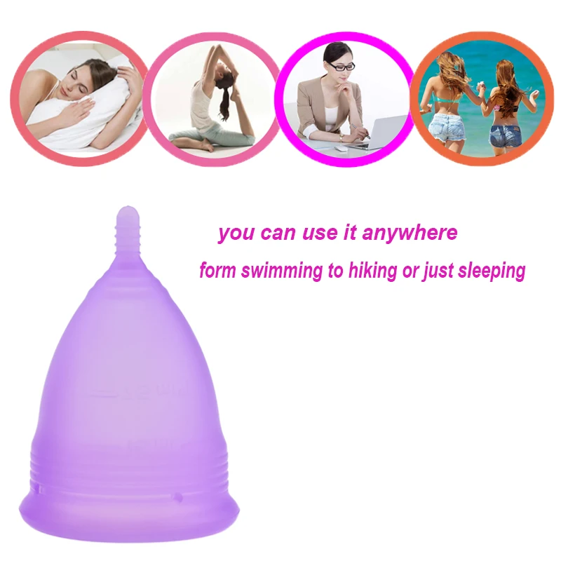 

10pcs 2015 Copa Menstrual Medical Grade Silicone Menstrual Cup Feminine Fda Diva Cup Coupe Menstruelle
