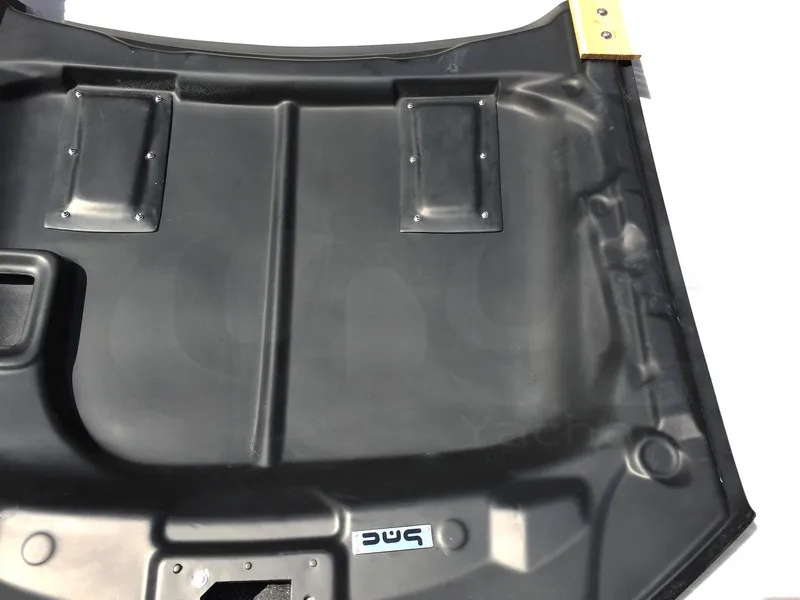 2010-2014 Ford Mustang Shelby GT500>&V6 TruCarbon A53KR Style Ram Air Hood CF (20)