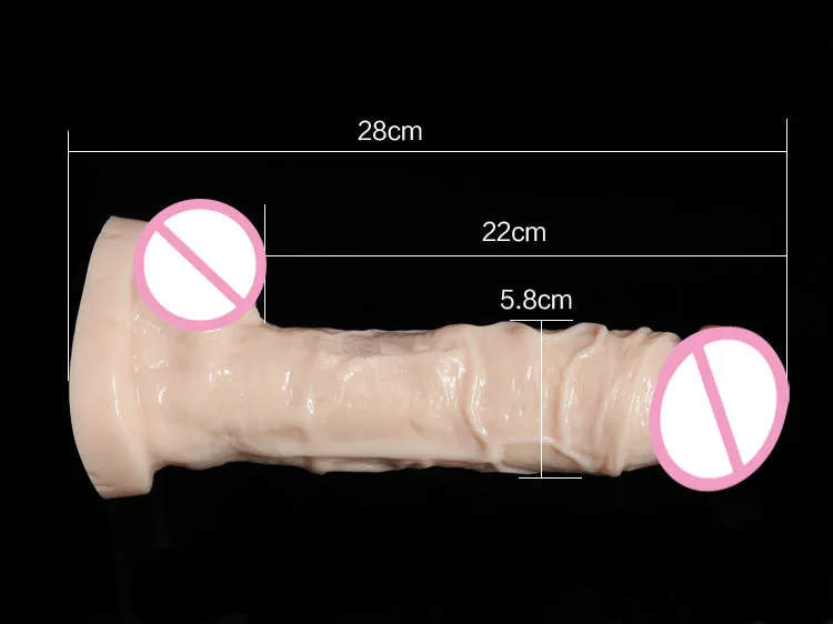 280*58mm thick dildo realistic super huge dildos male artificial penis horse dildo giant female Masturbation dildos for women