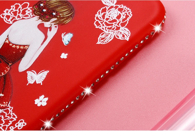 diamond silicone case huawei honor 6c pro 6a (10)