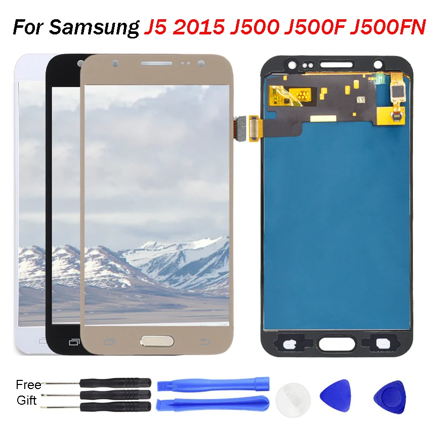 

For Samsung Galaxy J5 screen display 2015 J500 J500F J500FN J500M J500H LCD Display Touch Screen Digitizer Parts For Samsung J5
