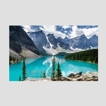 

White mountains with blue river new diy diamond painting square drill Mosaic Cross stitch diamond embroidery decoration SH6935