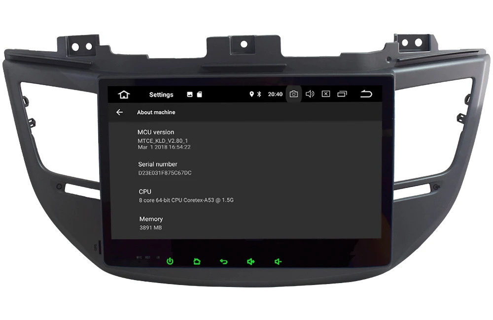 Excellent 10.1" IPS Octa Core 4G Android 8.1 4GB RAM 64GB ROM BT Car DVD Player Radio GPS Glonass Navi For Hyundai Tucson IX35 2015-2018 4