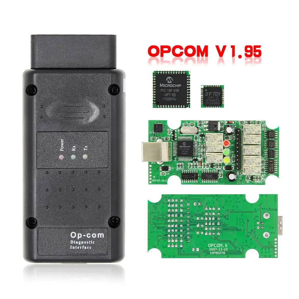 OPCOM V5 1,70 1,95 1,99 PIC18F458 FTDI флэш-прошивка обновление OP COM для Opel OBD OBD2 сканер автомобильный диагностический инструмент кабель 1,7