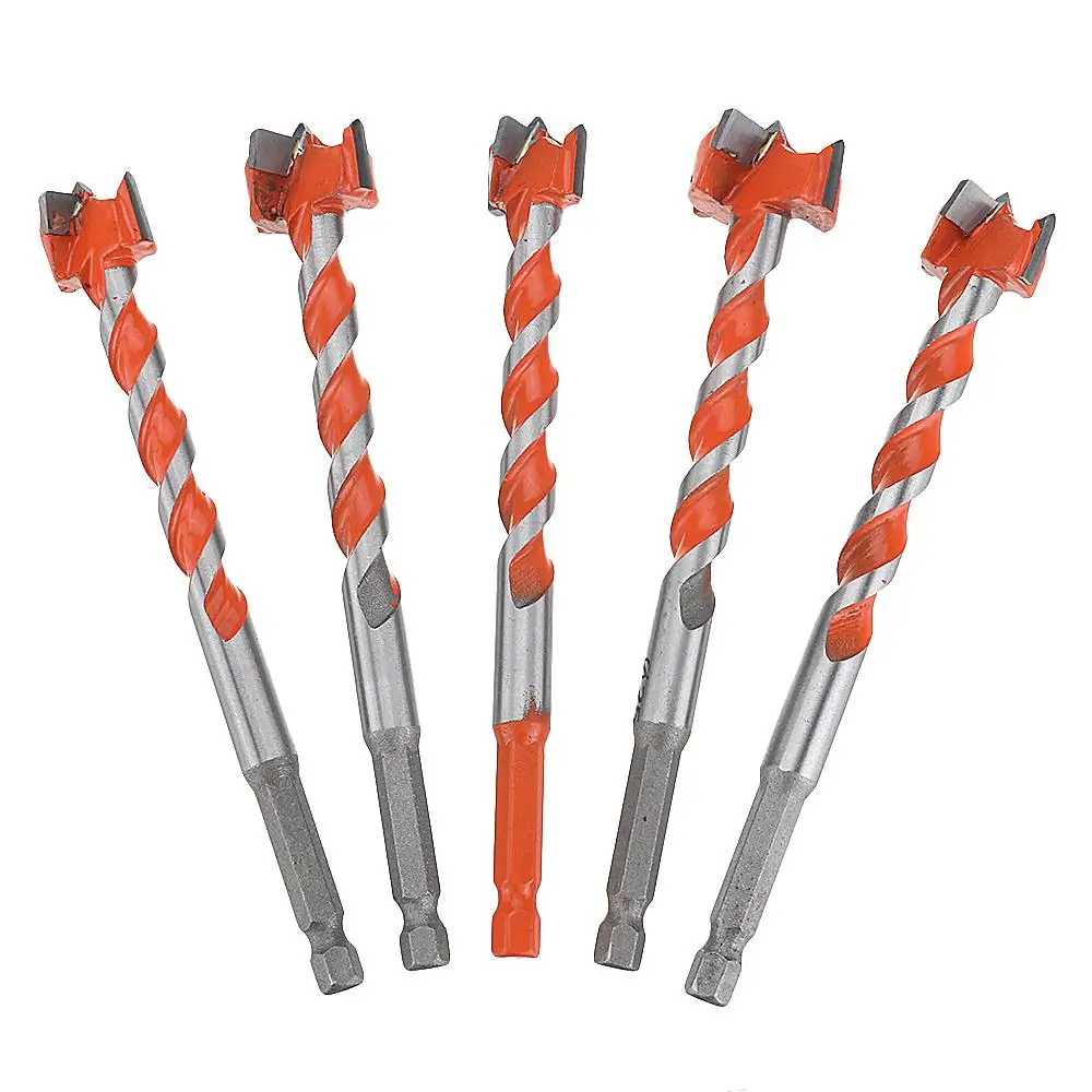  16-25mm Hex Shank Twist Forstner Drill Bit Set Hinge Hole Cutters Woodworking Hole Saw