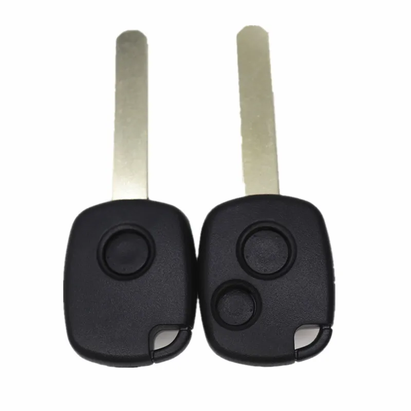

AUTEWODE New Remote Car Key Shell For Honda CR-V Odyssey Fit City Civic Aaccord key case fob blank with Rubber Pad 1 2 buttons