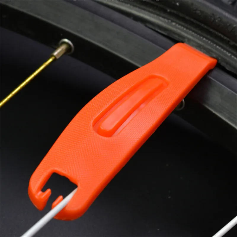 Оранжевая ложка для шины велосипеда, сменные рычаги для велосипеда, нейлоновый рычаг для ремонта шин, инструменты для горного велосипеда