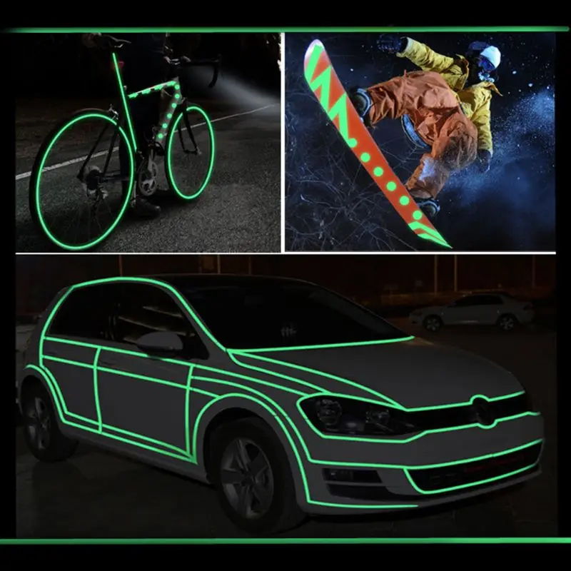 3m PET Luminous Tape Glow In The Dark Night Fishing Cycling DIY Safety Warning