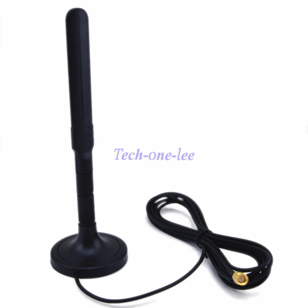 5.8G 2.4GHz WiFi Antenna Dual-band RP-SMA Male Router Modem Magnetic Base Mount