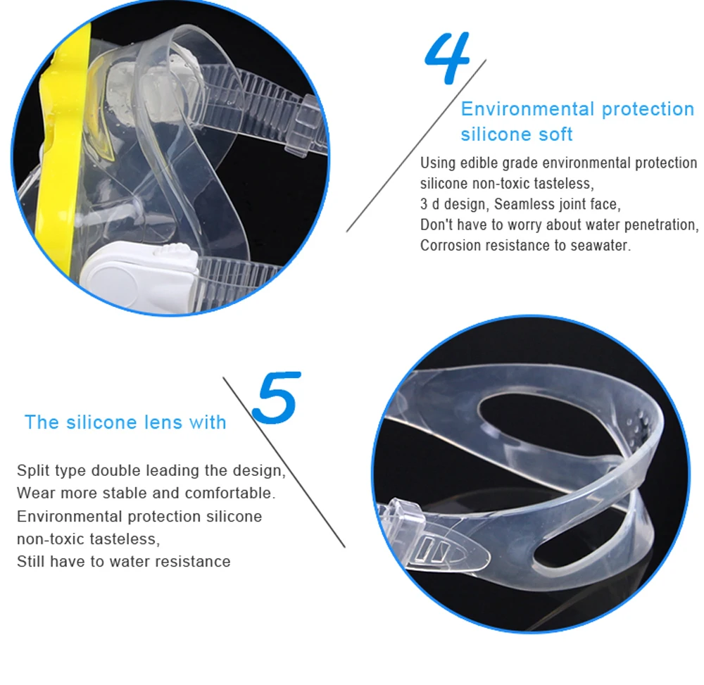 Подводное плавание профессиональная маска для дайвинга дыхательная трубка набор пищевой силиконовый материал водные виды спорта высокое качество водонепроницаемый для взрослых