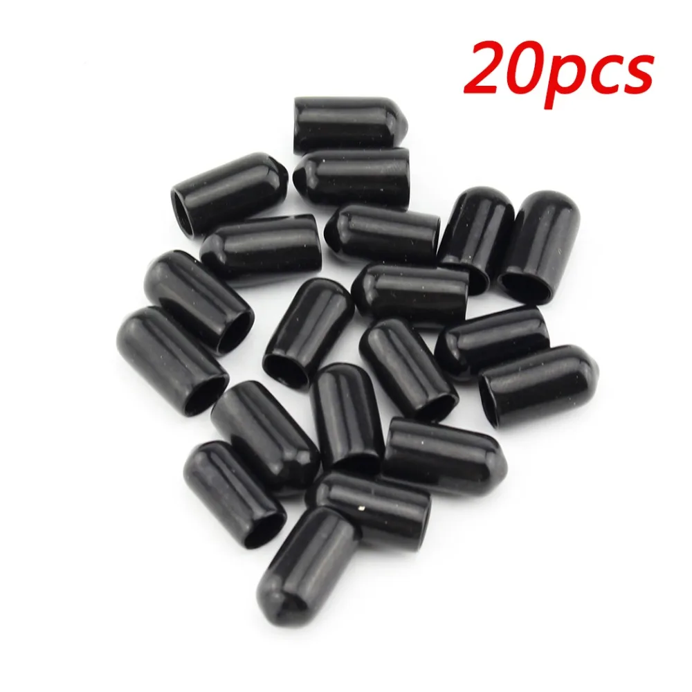 

Durable Soft Rubber Protective Cover Dust-Proof Cap for High Pressure Quick Couplers Fittings Male Plug Sockets Black 20pcs/pack