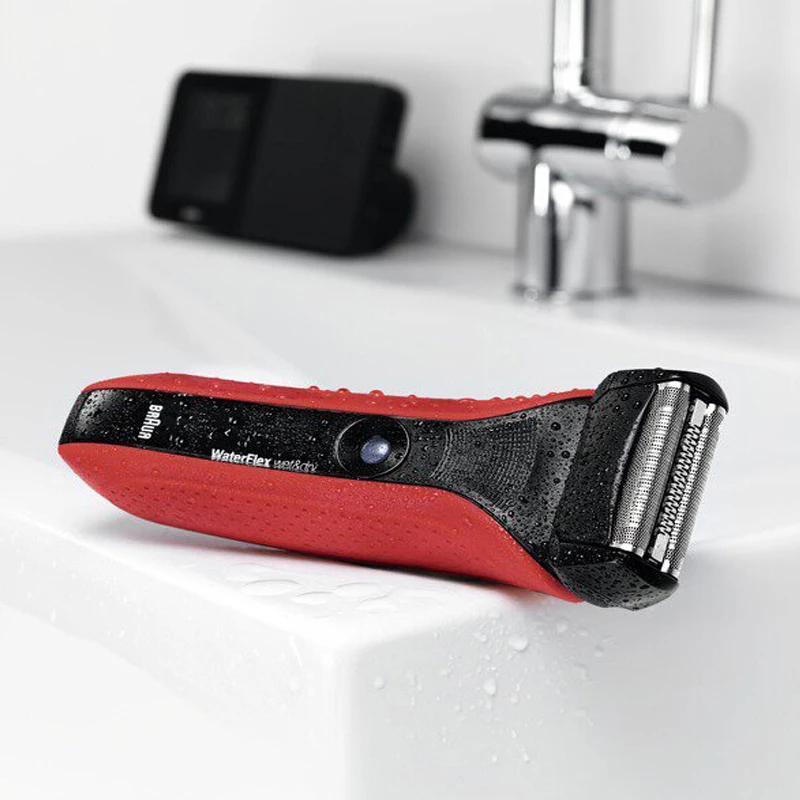 Braun Waterflex Wf2s мужская электробритва из фольги Влажная и сухая перезаряжаемая
