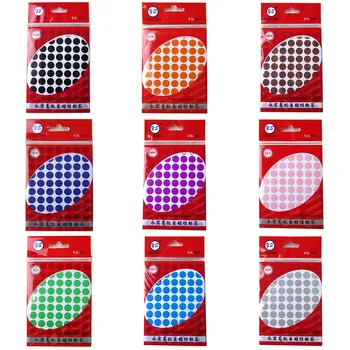 

12 Sheets/Pack Vintage Products 20mm Excellent Funny Individual Adhesive Dot Sticker Faddish Original Label