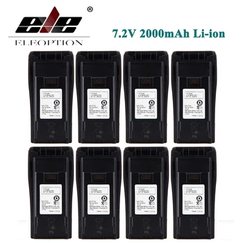 

ELEOPTION 8PCS New 7.2V 2000mAh 2.0Ah Li-ion Battery for MOTOROLA NNTN4496 NNTN4851 NNTN4851R CP040 CP140