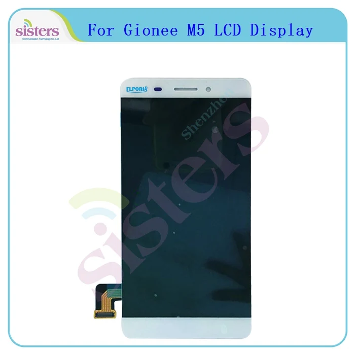 

Original For Gionee M5 LCD Display With Touch Screen Digitizer Assembly Replacement Parts Mobile Phone LCDS Black White Gold