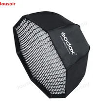 Godox SB-UE 120 см 47in Портативный восьмиугольная Зонт Softbox с Honeycomb сетки для байонета Bowens студийный софтбокс для вспышки CD50