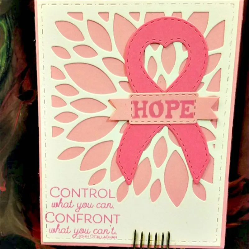 Eastshape Cancer Ribbon Die Set Metal Cutting Dies for