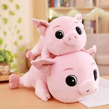 30/40/50/60 cm Soft Pink Pig Plush Toy Soft Stuffed Cute Animal Pig Lovely Dolls for Kids Appease Toy Baby's Room Decoration 1pc tv movie gravity falls cute animal cartoon plush toy dipper mabel pink pig waddles stuffed soft dolls kids birthday gifts cs