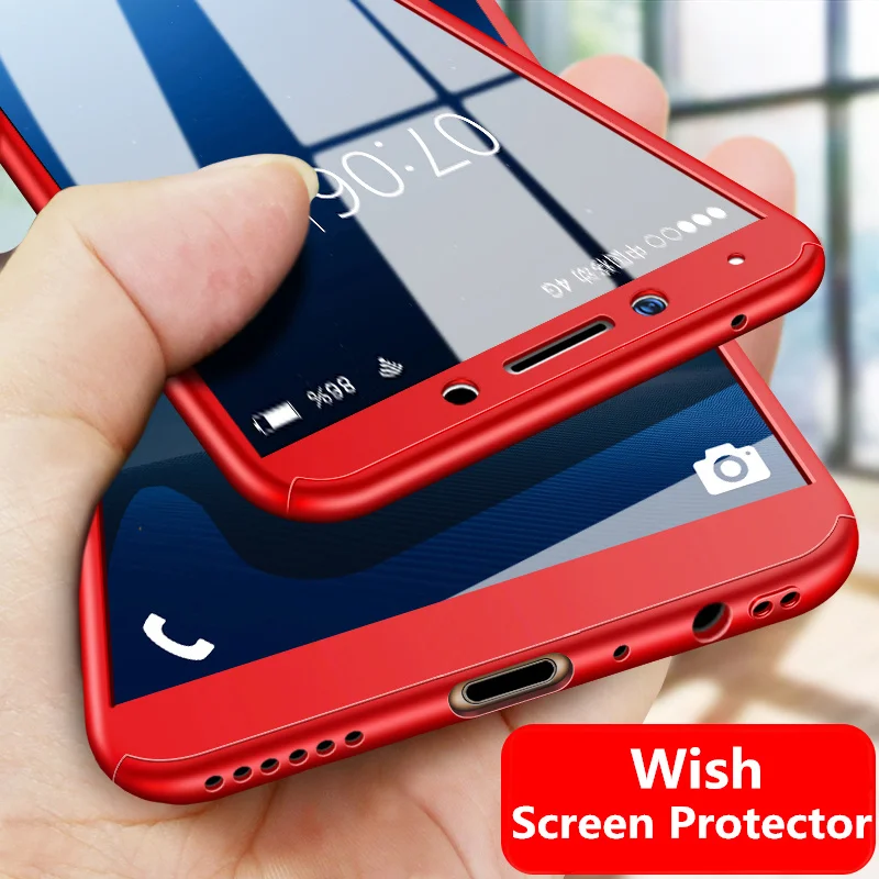 

Luxury 360 Degree Shockproof Phone Cases For Redmi Note 6 Pro 6A Cover Full Body Protect Case For Xiaomi Mi A1 A2 Lite Cover