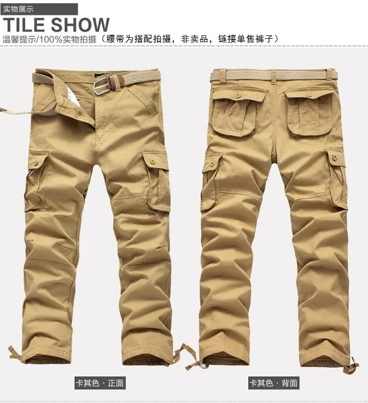 MIXCUBIC наружные тактические штаны с несколькими карманами, вареные, хлопок, ноские армейские комбинезоны, мужские брюки-карго, мужские большие размеры 30-44