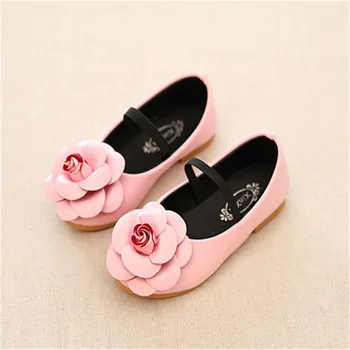 

Children Shoes Girls Princess Hotsale Cute Flower Pink Toddler Little Dance Designer Kids Shoes For Girls Size 21-36