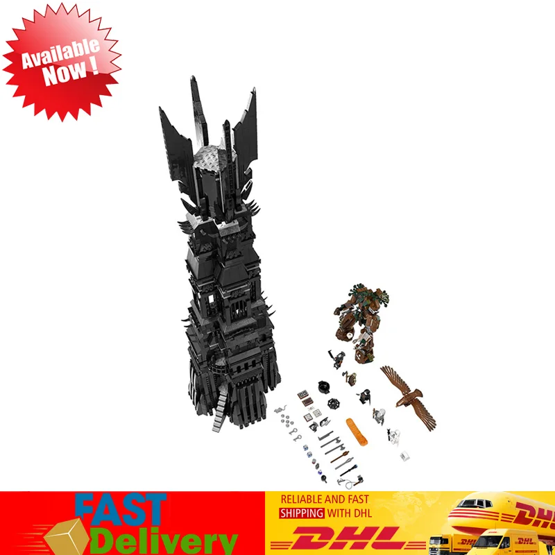 

Lepin 16010 2430Pcs Lord of The Rings The Tower of Orthanc Model Building Blocks Bricks Kids Toys Compatible LegoINGlys 10237