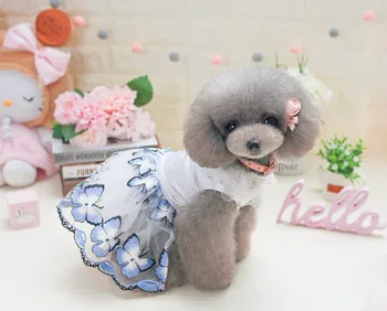 

New Cute Dream Butterfly Pet Dogs Dress New Puppy Dogs Clothing Dress For Dog